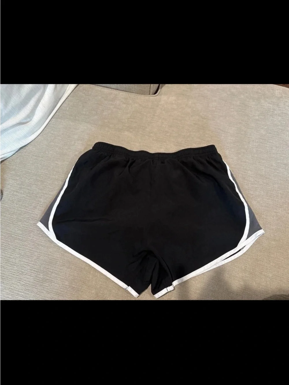 Nike Women’s Dri-fit Black and White Running Shorts
